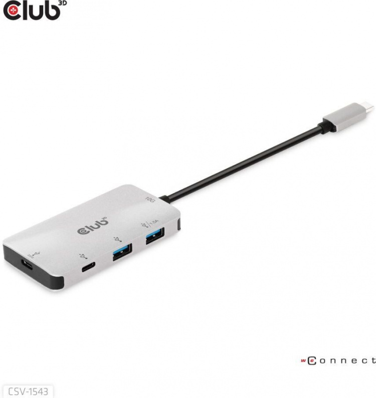 Club 3D Type-C PD-opladningshub - hub