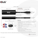 Club 3D CAC-1588 Type C - HDMI 2.1 PD 100W aktiv adapter, 4K120 Hz - 8K60Hz Club 3D CAC-1588 Type C - HDMI 2.1 PD 100W aktiv adapter, 4K120 Hz - 8K60Hz