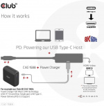Club 3D CAC-1588 Type C - HDMI 2.1 PD 100W aktiv adapter, 4K120 Hz - 8K60Hz Club 3D CAC-1588 Type C - HDMI 2.1 PD 100W aktiv adapter, 4K120 Hz - 8K60Hz