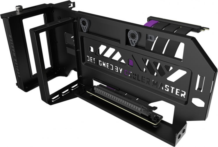 Cooler Master Universal Vertical GPU Holder Kit Ver.3, lodret GPU-holder, sort