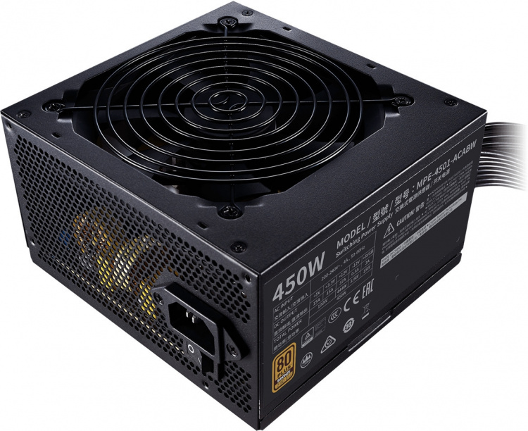 Cooler Master MWE Bronze V2 ATX-strømforsyning, 450 W