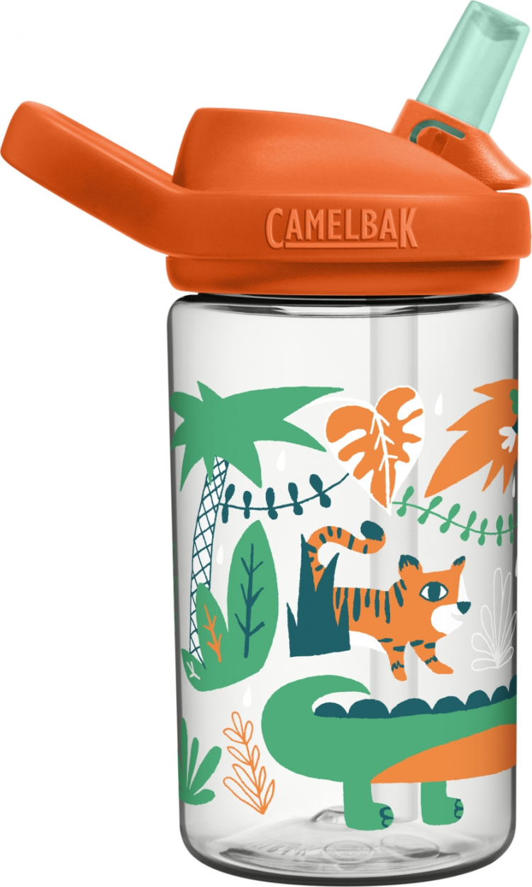 Camelbak Eddy+ Kids 0,4L vandflaske, Jungle Animals