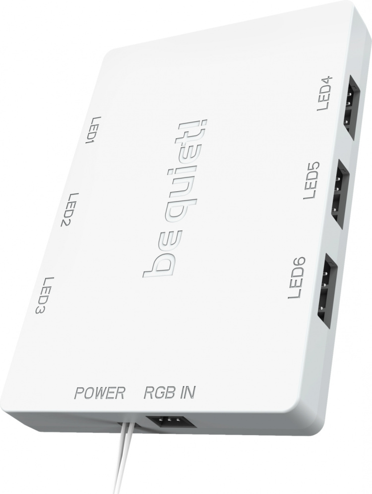 Be Quiet! Light Wings PWM-blæserpakke, 120 mm, 3-pak, hvid Be Quiet! Light Wings PWM-blæserpakke, 120 mm, 3-pak, hvid