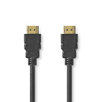 Nedis Ultra High Speed ​​HDMI ™ kabel | HDMI™ Stik | HDMI™ Stik | 8K@60Hz | 48 Gbps | 1.00 m | Runde | 6.0 mm | Sort | Label