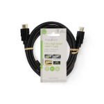 Nedis Ultra High Speed ​​HDMI ™ kabel | HDMI™ Stik | HDMI™ Stik | 8K@60Hz | 48 Gbps | 2.00 m | Runde | 6.5 mm | Sort | Label