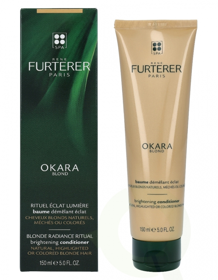 Rene Furterer Okara Blond Brightening Conditioner 150 ml Natural, Highlighted Or Colored Blonde Hair