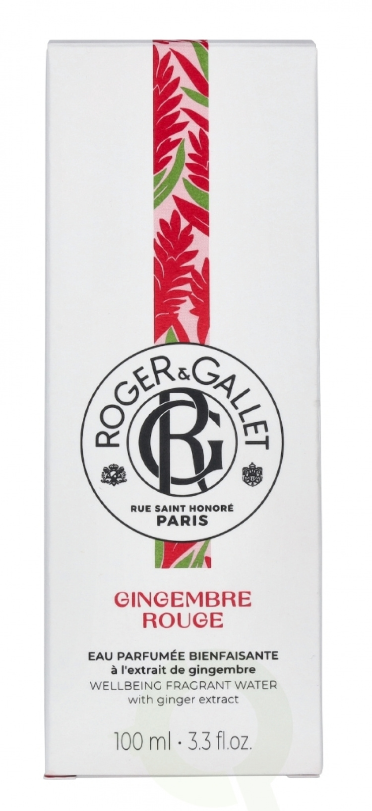 Roger & Gallet Gingembre Rouge Wellbeing Fragrant Water 100 ml