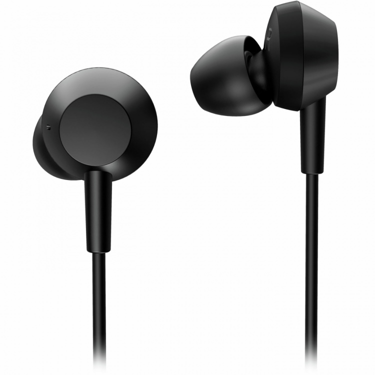 Philips TAE5008BK In-ear-hörlurar med mikrofon och fjärrkontroll. USB-C-kontakt. Svarta