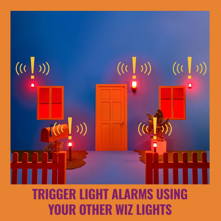 WiZ WiFi Smart Vägglampa Utomhus med inbyggd kamera WiZ WiFi Smart Vägglampa Utomhus med inbyggd kamera