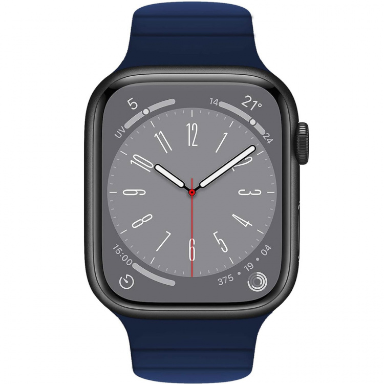 Celly Armband till Apple Watch 42/44/45mm Magnetiskt Blå