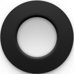 Philips Hue Slim Downlight S 90mm White and Color Ambiance Svart 1-pack Philips Hue Slim Downlight S 90mm White and Color Ambiance Svart 1-pack