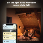 Philips Hue Runner White Ambiance 2 spot 800lm Svart