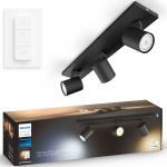 Philips Hue Runner White Ambiance 3 spot 1200 lm Svart