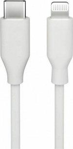 Goobay Lightning til USB-C-kabel, 1 m, hvid
