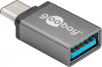 Goobay USB-C til A 3.0-adapter, stjernegrå