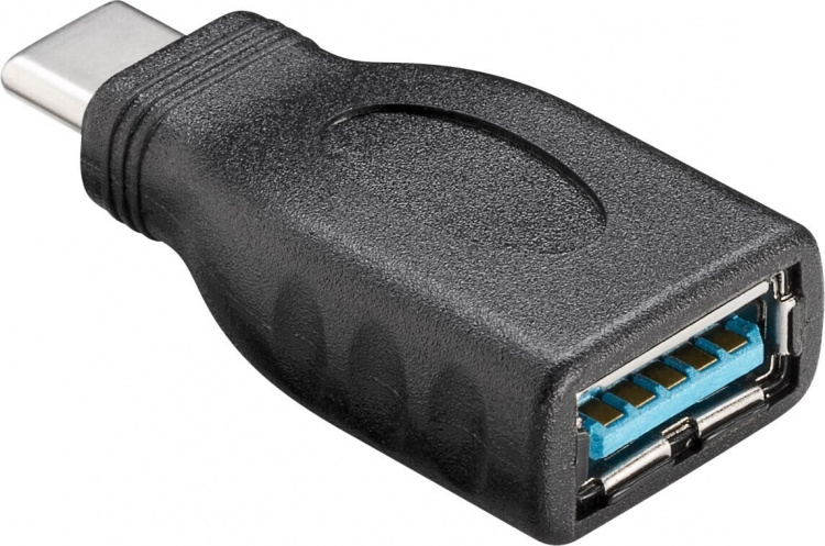Goobay USB-A til USB-C 3.0 OTG-adapter, sort