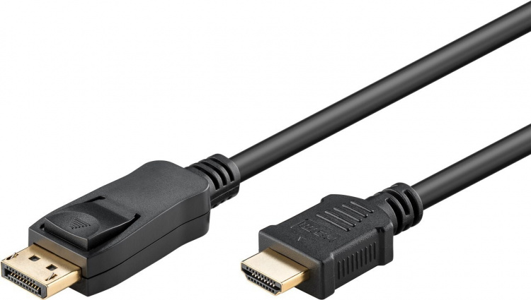 Goobay DisplayPort til HDMI-skærmkabel, 1 m Goobay DisplayPort til HDMI-skærmkabel, 1 m