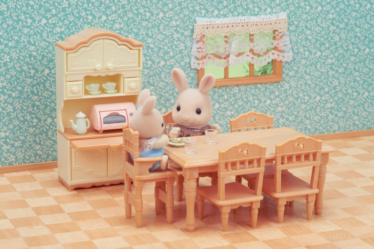 Sylvanian Families Spisestue i bondehusstil