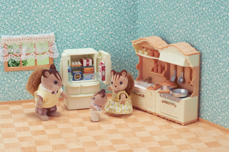 Sylvanian Families Bondegårdskøkken med køleskab
