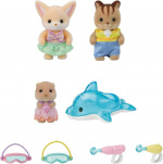 Sylvanian Families Tre i poolen