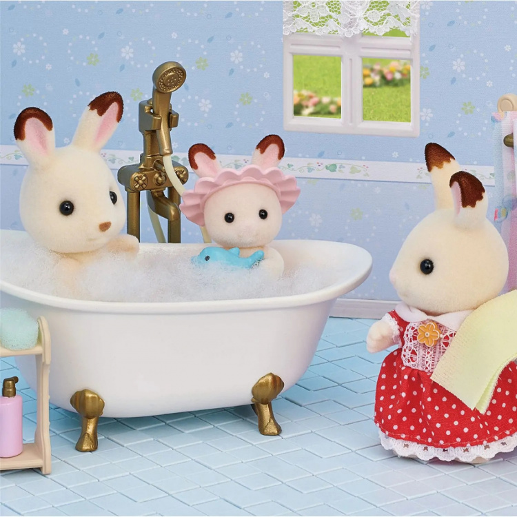 Sylvanian Families Fint sæt med badekar og bruser