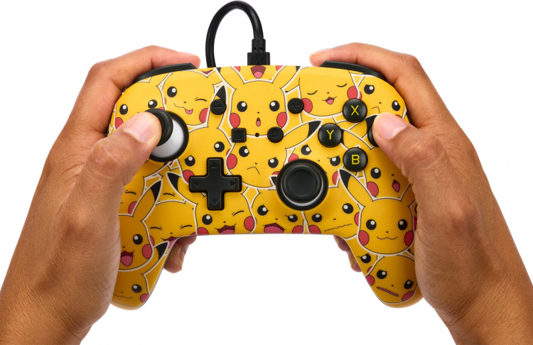 PowerA Enhanced Wired Controller, Pikachu Moods, Switch