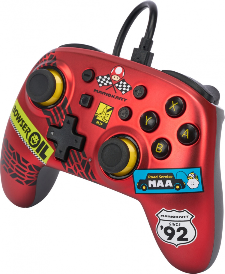 PowerA Nano kablet controller, Mario Kart: Racer Red, Switch