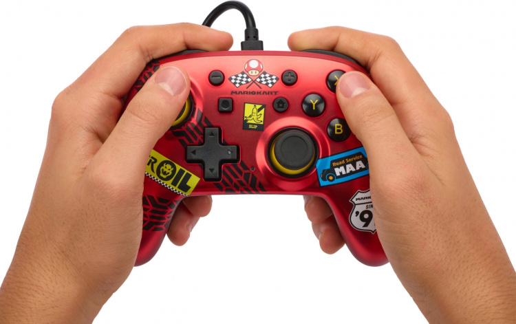 PowerA Nano kablet controller, Mario Kart: Racer Red, Switch