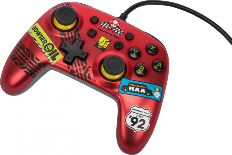 PowerA Nano kablet controller, Mario Kart: Racer Red, Switch