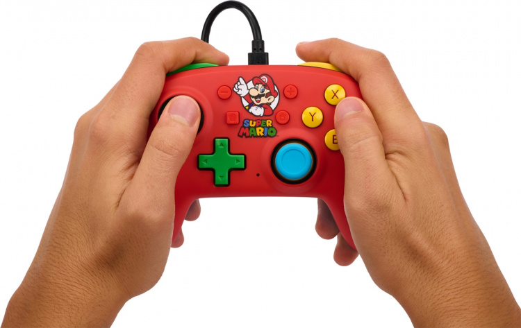 PowerA Nano kablet controller, Mario Medley, Switch PowerA Nano kablet controller, Mario Medley, Switch