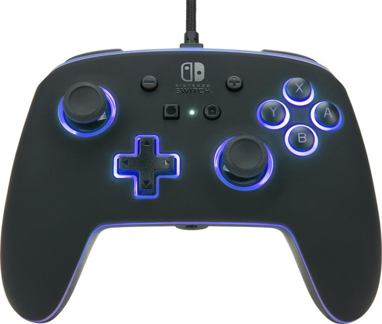 PowerA Spectra Enhanced Wired Controller, sort, Switch