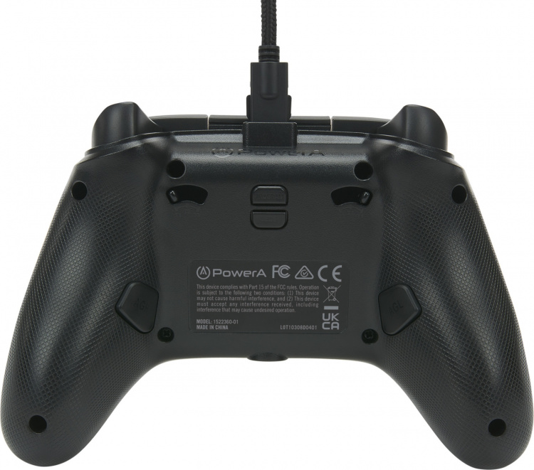 PowerA Spectra Enhanced Wired Controller, sort, Switch
