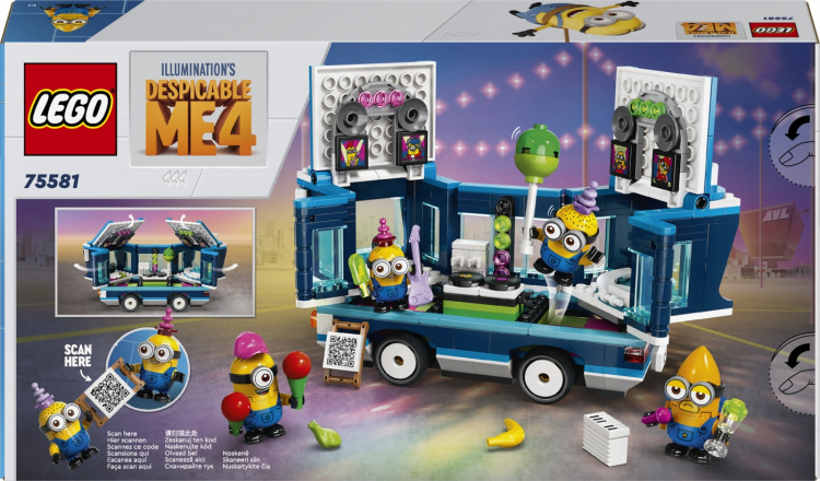 LEGO Minions 75581 - Kätyrias musikfestivalbus
