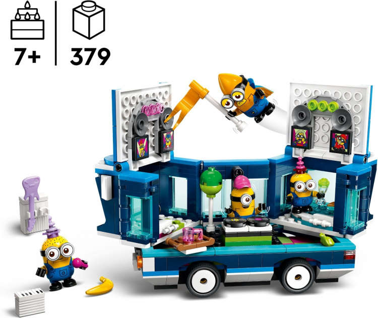 LEGO Minions 75581 - Kätyrias musikfestivalbus
