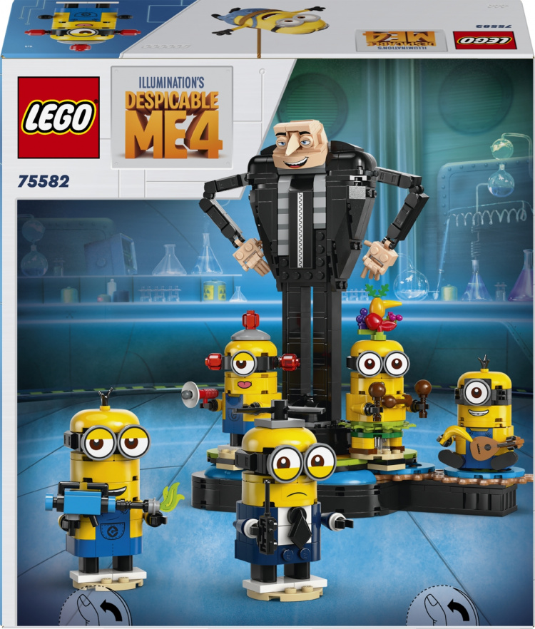 LEGO Minions 75582 - Gru og minions kan bygges med klodser LEGO Minions 75582 - Gru og minions kan bygges med klodser