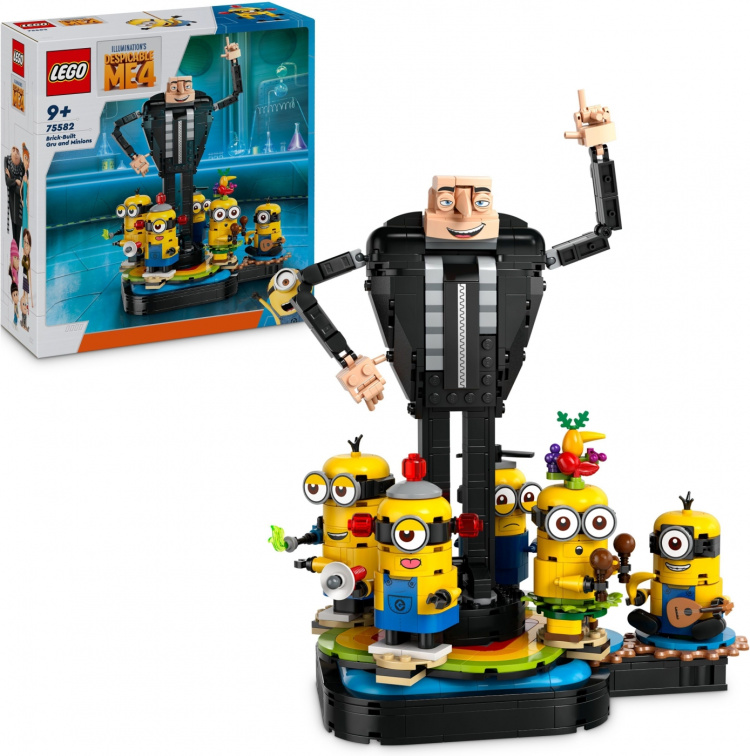LEGO Minions 75582 - Gru og minions kan bygges med klodser LEGO Minions 75582 - Gru og minions kan bygges med klodser