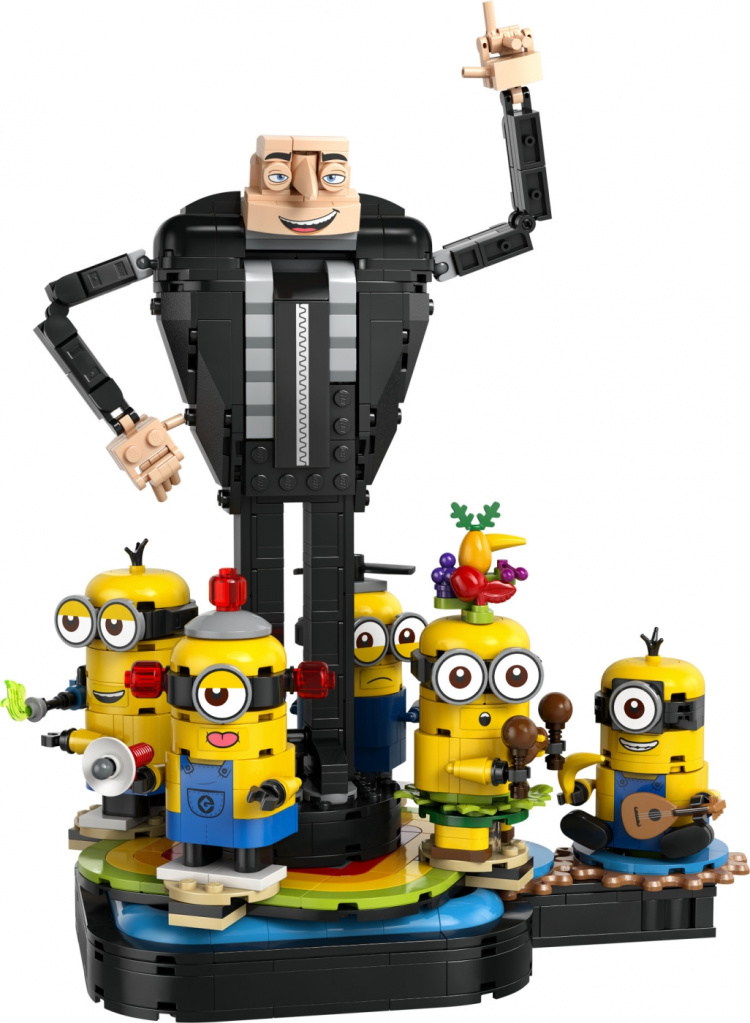 LEGO Minions 75582 - Gru og minions kan bygges med klodser LEGO Minions 75582 - Gru og minions kan bygges med klodser