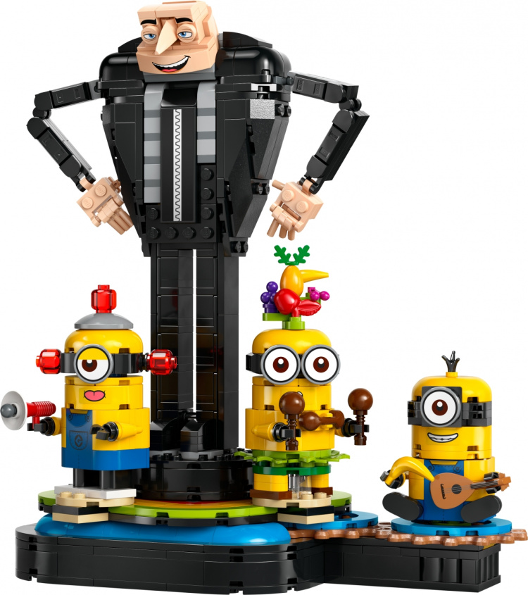LEGO Minions 75582 - Gru og minions kan bygges med klodser LEGO Minions 75582 - Gru og minions kan bygges med klodser