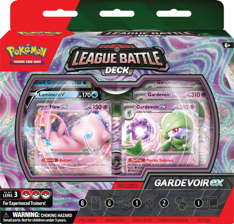 POKEMON Gardevoir ex League Battle Deck samlekort-sæt