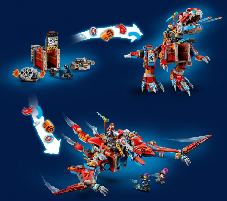 LEGO DREAMZzz 71484 - Coopers robotdinosaur C-rex LEGO DREAMZzz 71484 - Coopers robotdinosaur C-rex