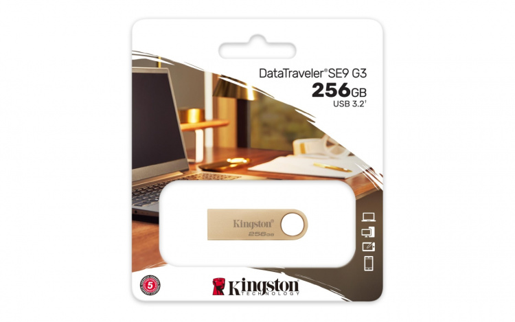 Kingston 256GB 220MB/s Metal USB 3.2 Gen 1 DataTraveler SE9 G3