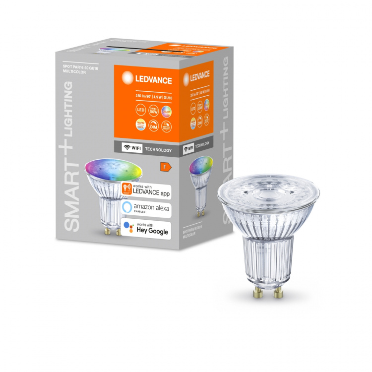 LEDVANCE SMART+ PAR16 50W/RGBW frosted GU10 WiFi - C