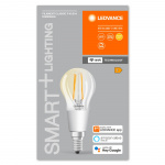 LEDVANCE SMART+ mini-ball 40W/827 clear fil E14 WiFi - C