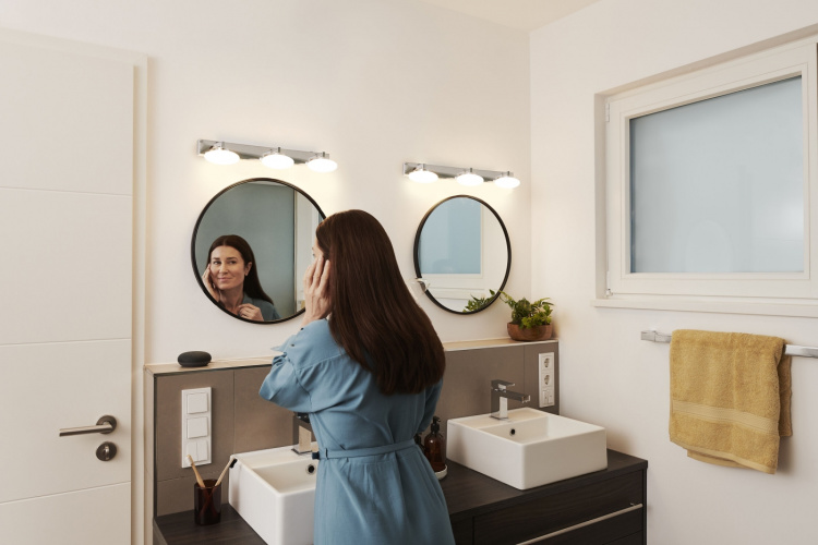 LEDVANCE SMART+ Wall Orbis Elypse 18W TW Chr IP44 WiFi - C