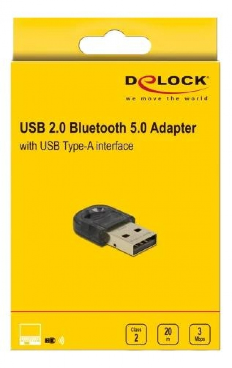 DeLOCK USB 2.0 Bluetooth 5.0 mini adapter