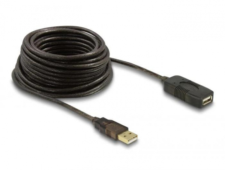 DeLOCK Cable USB 2.0 Extension, active 10 m