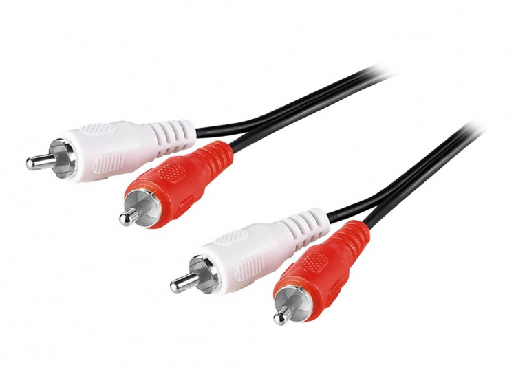 Goobay Audiokabel 2xRCA han - 2xRCA han 2,5M
