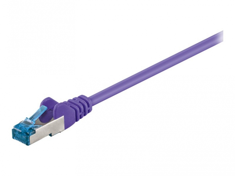 Goobay CAT 6a SFTP, PiMF 25cm Netværkskabel Lilla