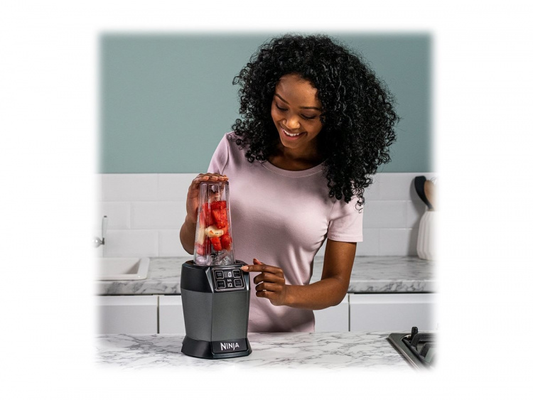 Ninja BN495EU Blender 2 Auto-iQ-funktioner Sort/ sølv