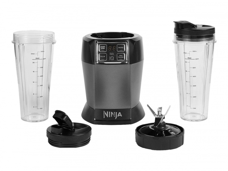 Ninja BN495EU Blender 2 Auto-iQ-funktioner Sort/ sølv